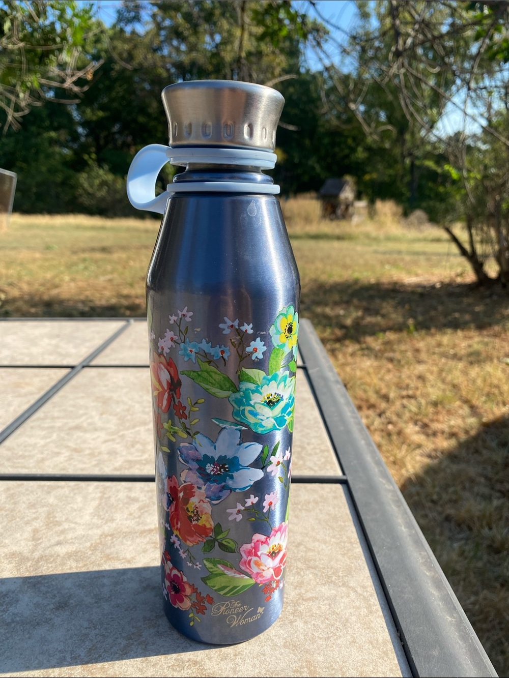 The Pioneer Woman 18 oz Stainless Steel Water Bottle